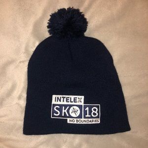 Navy Blue Beanie Hat